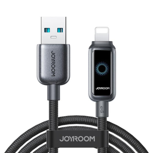 JOYROOM S-A55 StarFlight Series 3A USB to 8 Pin Auto Power-Off Fast Charging Data Cable, USB to 8 Pin