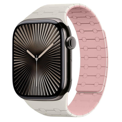 xDfind Contrasting Colors Magnetic Silicone Watch Band