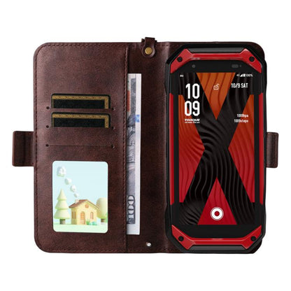 Multi-card Slots Crossbody Cowhide Leather Phone Case