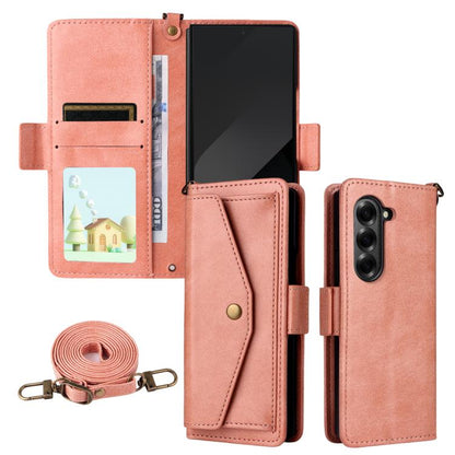 Multi-card Slots Crossbody Cowhide Leather Phone Case, For Galaxy Z Fold8 Ultra 5G, For Samsung Galaxy Z Fold7 5G, For Samsung Galaxy Z Fold6 5G, For Samsung Galaxy Z Fold5 5G, For Samsung Galaxy Z Fold4 5G, For Samsung Galaxy Z Fold3 5G               ...