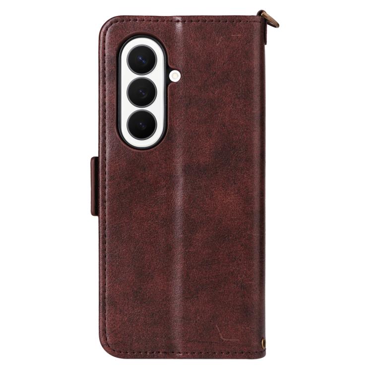 Multi-card Slots Crossbody Cowhide Leather Phone Case, For Galaxy Z Fold8 Ultra 5G, For Samsung Galaxy Z Fold7 5G, For Samsung Galaxy Z Fold6 5G, For Samsung Galaxy Z Fold5 5G, For Samsung Galaxy Z Fold4 5G, For Samsung Galaxy Z Fold3 5G               ...