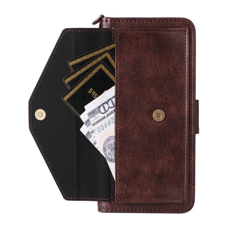 Multi-card Slots Crossbody Cowhide Leather Phone Case, For Galaxy Z Fold8 Ultra 5G, For Samsung Galaxy Z Fold7 5G, For Samsung Galaxy Z Fold6 5G, For Samsung Galaxy Z Fold5 5G, For Samsung Galaxy Z Fold4 5G, For Samsung Galaxy Z Fold3 5G               ...