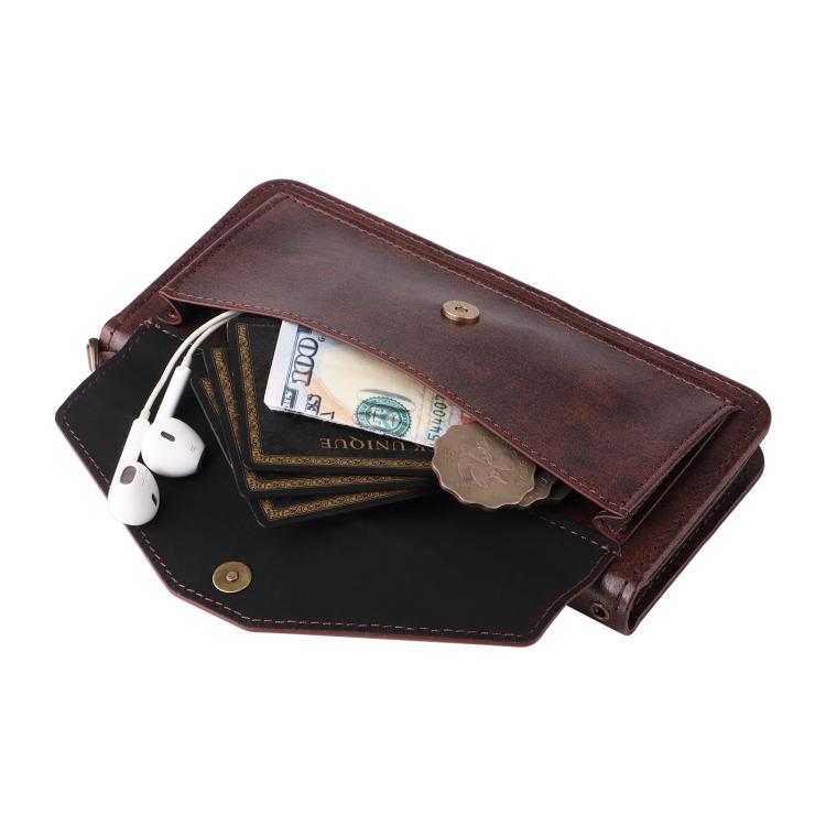 Multi-card Slots Crossbody Cowhide Leather Phone Case, For Galaxy Z Fold8 Ultra 5G, For Samsung Galaxy Z Fold7 5G, For Samsung Galaxy Z Fold6 5G, For Samsung Galaxy Z Fold5 5G, For Samsung Galaxy Z Fold4 5G, For Samsung Galaxy Z Fold3 5G               ...
