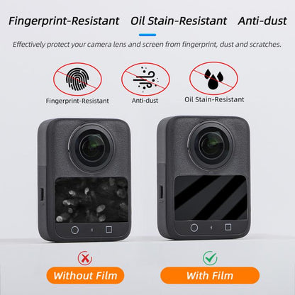 Sunnylife Screen Protector Tempered Glass Protective Film For DJI Osmo 360, 1pcs, 2pcs