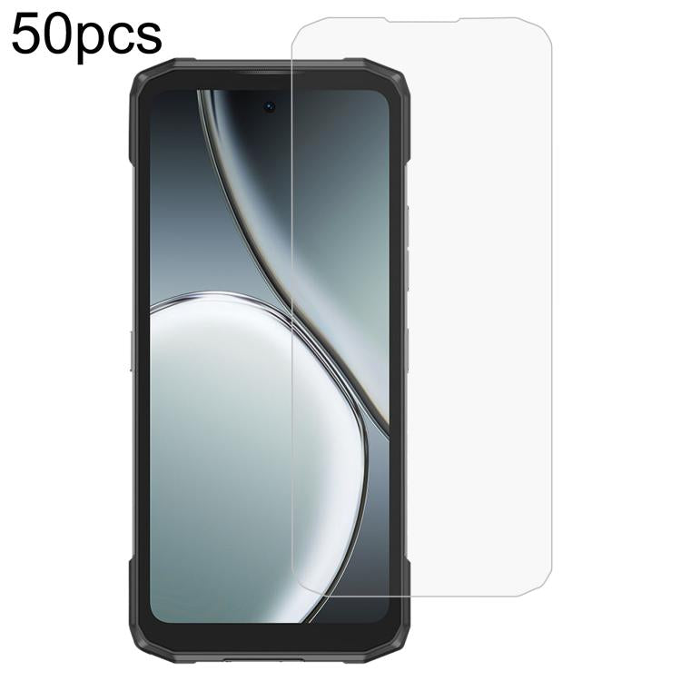 50pcs 0.3mm High Aluminum Tempered Glass Film, For Doogee V50 Pro / V50, For Doogee B10 4G, For Doogee Note 56 / 56 Pro / 56 Plus, For Doogee Fire 5, For Doogee V Max LR, For Doogee V Max Play, For Doogee Fire 3 / Fire 3 Ultra, For Doogee Fire 3 Pro   ...