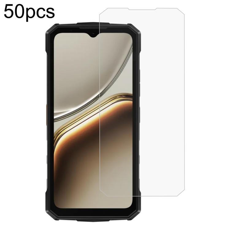 50pcs 0.3mm High Aluminum Tempered Glass Film, For Doogee V50 Pro / V50, For Doogee B10 4G, For Doogee Note 56 / 56 Pro / 56 Plus, For Doogee Fire 5, For Doogee V Max LR, For Doogee V Max Play, For Doogee Fire 3 / Fire 3 Ultra, For Doogee Fire 3 Pro   ...