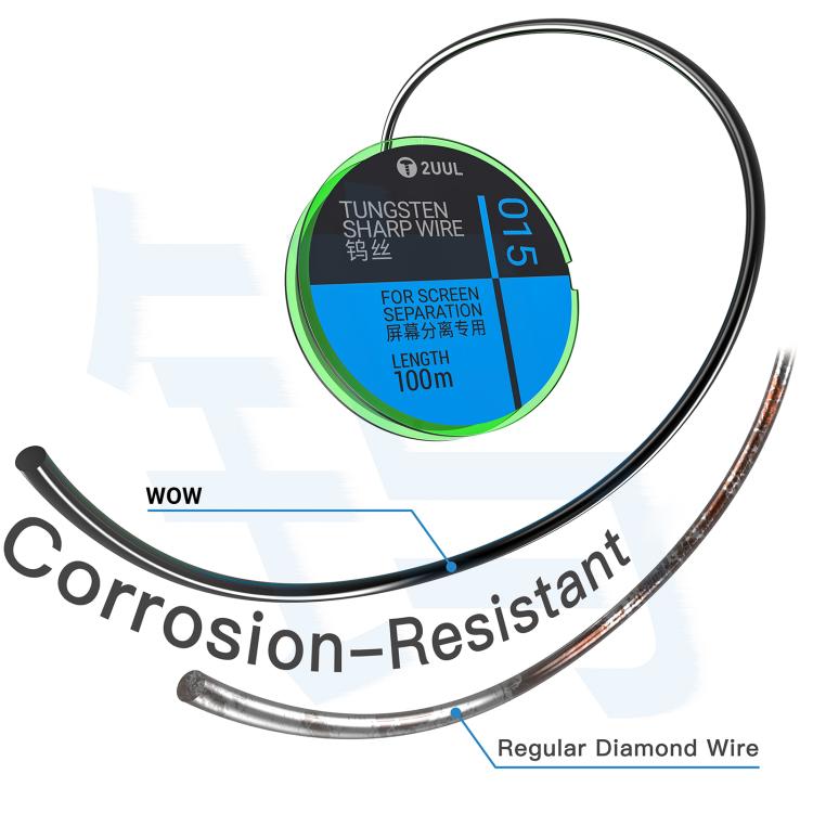2UUL WS-015 0.015mm 100m Tungsten Sharp Diamond Wire, 2UUL WS-015