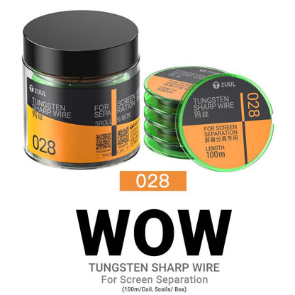 2UUL WS-028 0.028mm 100m Tungsten Sharp Diamond Wire, 2UUL WS-028