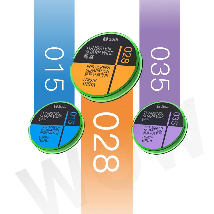 2UUL WS-028 0.028mm 100m Tungsten Sharp Diamond Wire, 2UUL WS-028