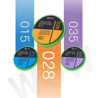 2UUL WS-028 0.028mm 100m Tungsten Sharp Diamond Wire, 2UUL WS-028