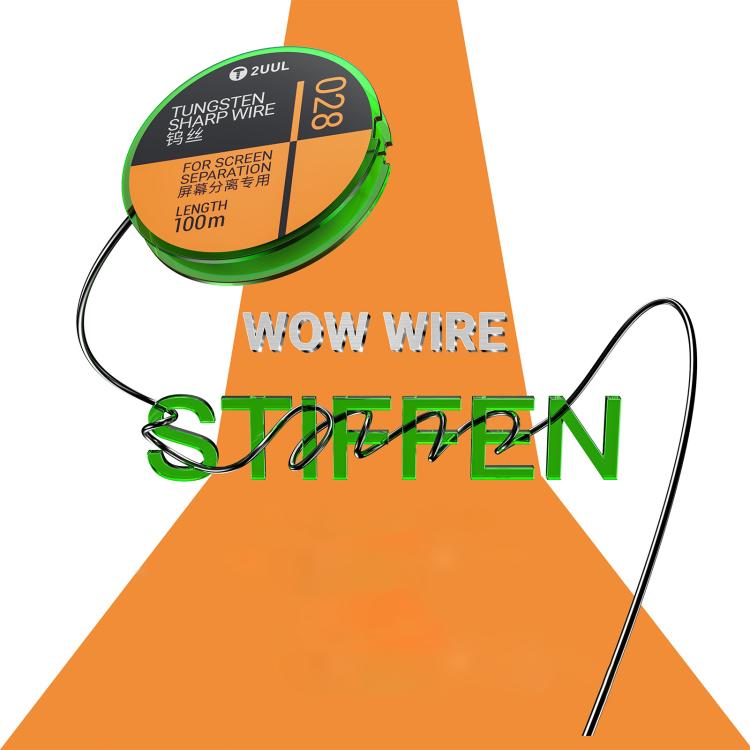 2UUL WS-028 0.028mm 100m Tungsten Sharp Diamond Wire, 2UUL WS-028