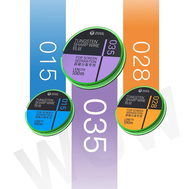 2UUL WS-035 0.035mm 100m Tungsten Sharp Diamond Wire