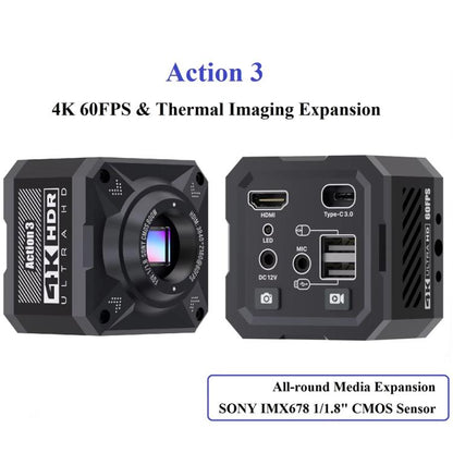 Mechanic Action3 HDMI / USB Thermal Imaging 4K HD Microscope Camera, Mechanic Action3 EU Plug, Mechanic Action3 US Plug
