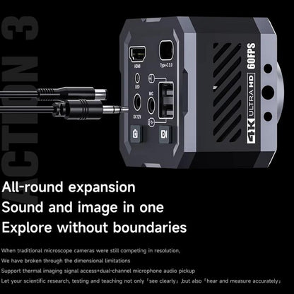 Mechanic Action3 HDMI / USB Thermal Imaging 4K HD Microscope Camera, Mechanic Action3 EU Plug, Mechanic Action3 US Plug