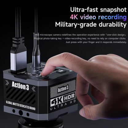 Mechanic Action3 HDMI / USB Thermal Imaging 4K HD Microscope Camera, Mechanic Action3 EU Plug, Mechanic Action3 US Plug