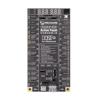 Mechanic BA27+ 4.2V Low Voltage Output Battery Chip Activation Board for iPhone 8-16 Pro Max / Most Android, Mechanic BA27+