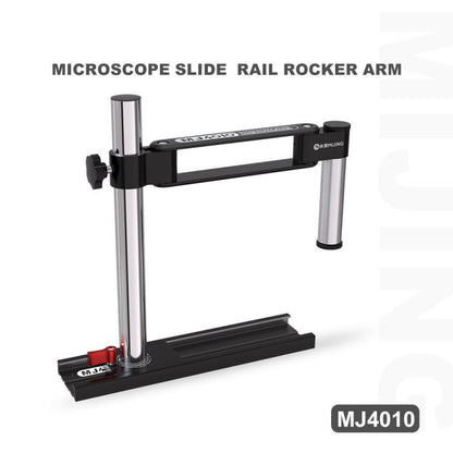 Mijing MJ4010 32mm 360 Universal Metal Swing Arm Liftable Fixed Stand with Slide Rails, Mijing MJ4010