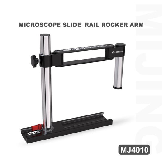 Mijing MJ4010 32mm 360 Universal Metal Swing Arm Liftable Fixed Stand with Slide Rails, Mijing MJ4010