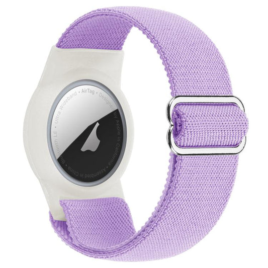 xDfind Adjustable Elastic Nylon Watch Band Style Anti-lost Tracker Protective Cover, For AirTag 2nd Gen / AirTag 1st Gen