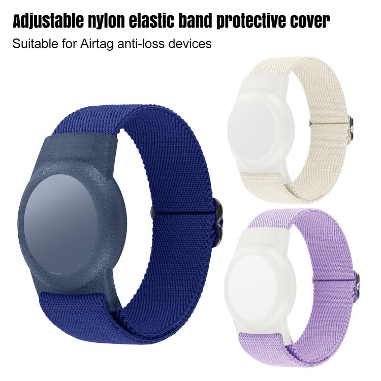 xDfind Adjustable Elastic Nylon Watch Band Style Anti-lost Tracker Protective Cover