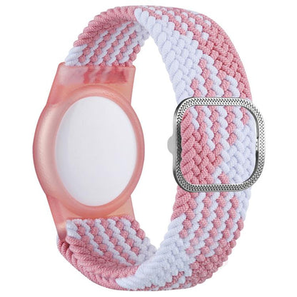 xDfind Adjustable Nylon Braided Watch Band Style Anti-lost Tracker Protective Cover, For AirTag 2nd Gen / AirTag 1st Gen