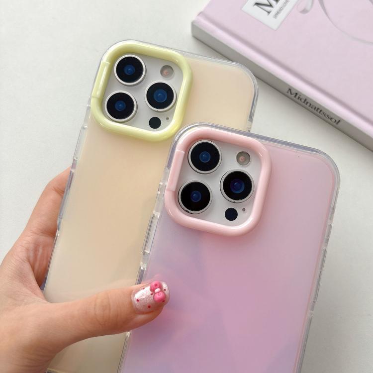 Large Camera Frame Vibrant Jelly Color TPU + IMD Phone Case, For iPhone 13 Pro Max, For iPhone 13 Pro, For iPhone 13