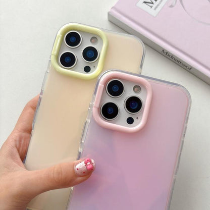 Large Camera Frame Vibrant Jelly Color TPU + IMD Phone Case, For iPhone 13 Pro Max, For iPhone 13 Pro, For iPhone 13