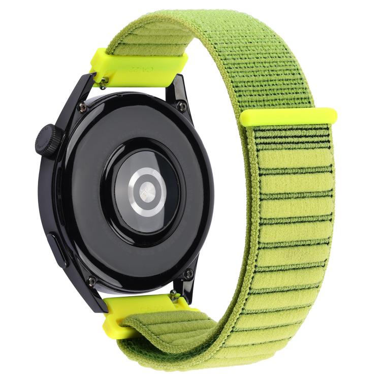xDfind Wave Texture Nylon Hook and Loop Fastener Watch Band, 20mm, 22mm