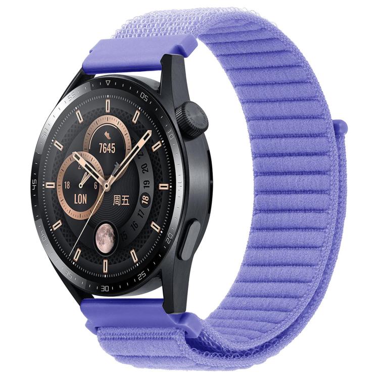 xDfind Wave Texture Nylon Hook and Loop Fastener Watch Band, 20mm, 22mm