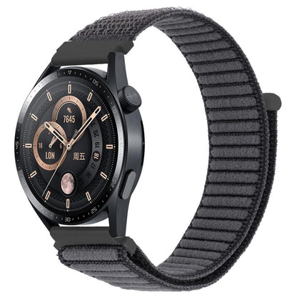 xDfind Wave Texture Nylon Hook and Loop Fastener Watch Band, 20mm, 22mm
