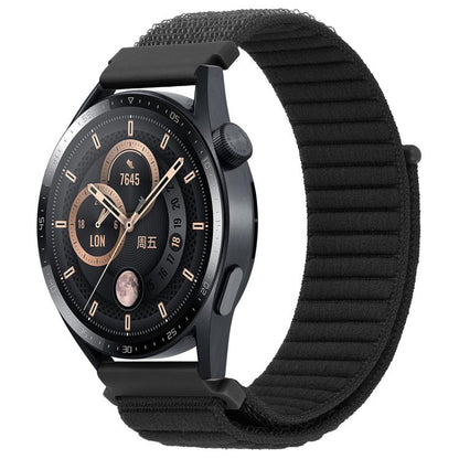 xDfind Wave Texture Nylon Hook and Loop Fastener Watch Band, 20mm, 22mm