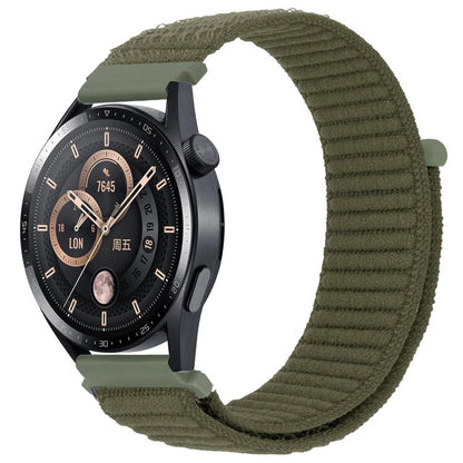 xDfind Wave Texture Nylon Hook and Loop Fastener Watch Band, 20mm, 22mm