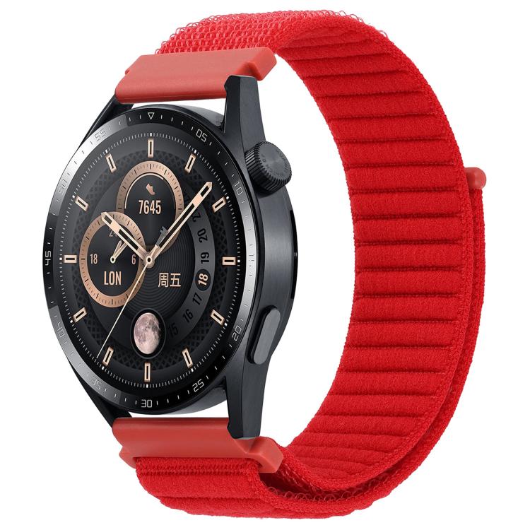 xDfind Wave Texture Nylon Hook and Loop Fastener Watch Band, 20mm, 22mm