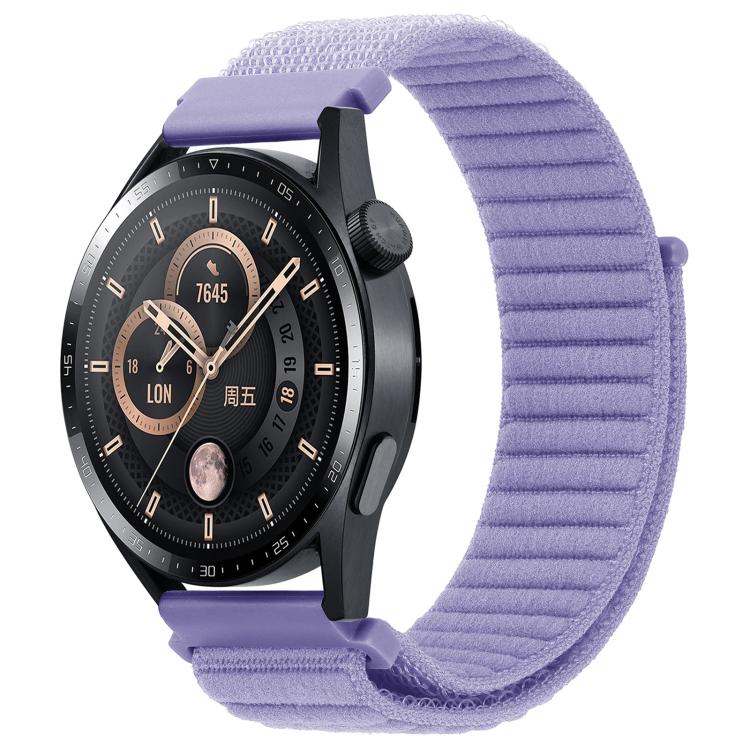 xDfind Wave Texture Nylon Hook and Loop Fastener Watch Band, 20mm, 22mm