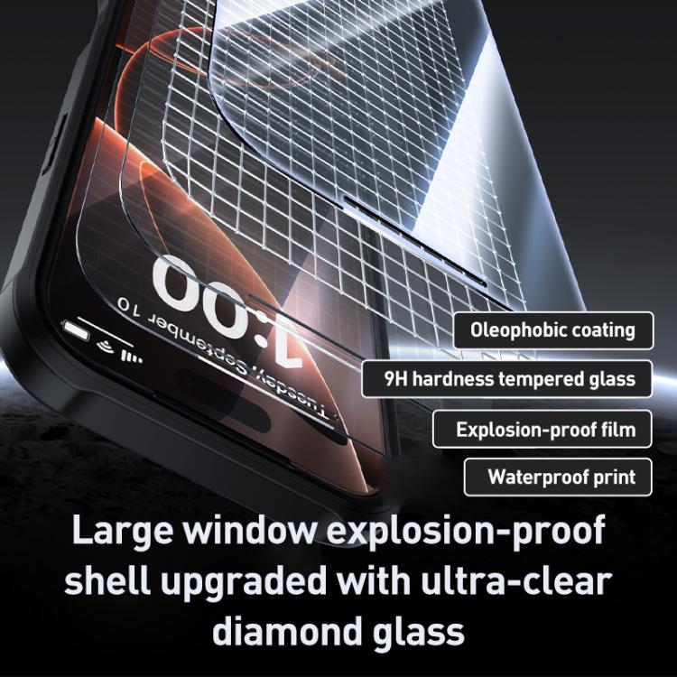 Double-sided Plastic Glass Phone Protective Case, For iPhone 17 Pro Max, For iPhone 17 Pro, For iPhone 17, For iPhone Air