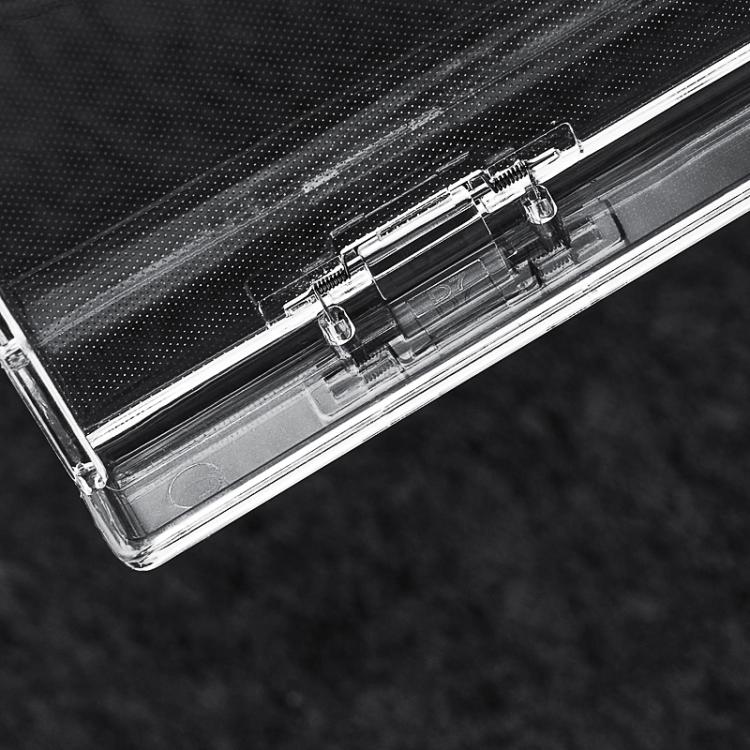 Transparent PC Dual Axis Shockproof Phone Case, For Galaxy Z Fold8 Ultra 5G, For Samsung Galaxy Z Fold7 5G, For Samsung Galaxy Z Fold6
