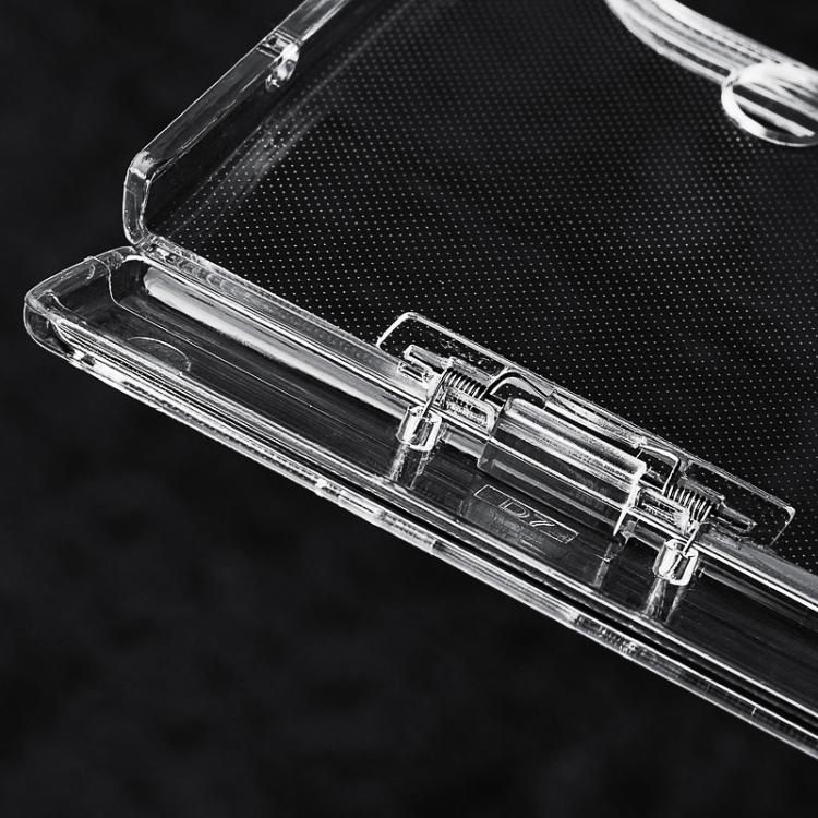 Transparent PC Dual Axis Shockproof Phone Case, For Galaxy Z Fold8 Ultra 5G, For Samsung Galaxy Z Fold7 5G, For Samsung Galaxy Z Fold6