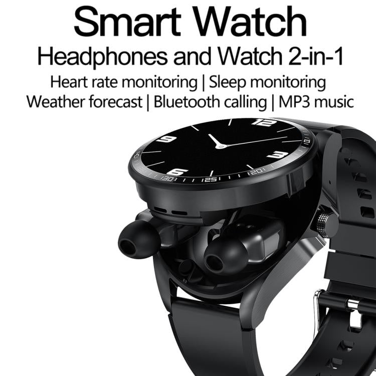 F36 1.46 inch TFT Color Screen 2 in 1 Bluetooth Earphone Smart Watch, Support Bluetooth Call / NFC