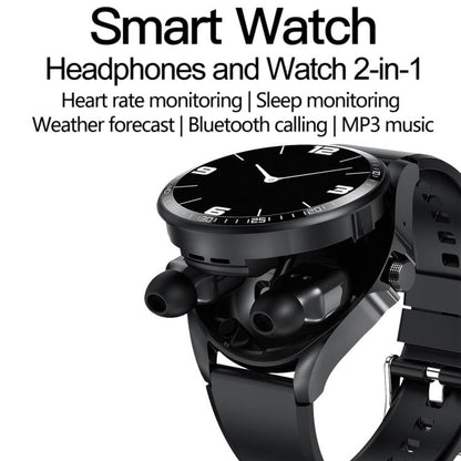 F36 1.46 inch TFT Color Screen 2 in 1 Bluetooth Earphone Smart Watch, Support Bluetooth Call / NFC