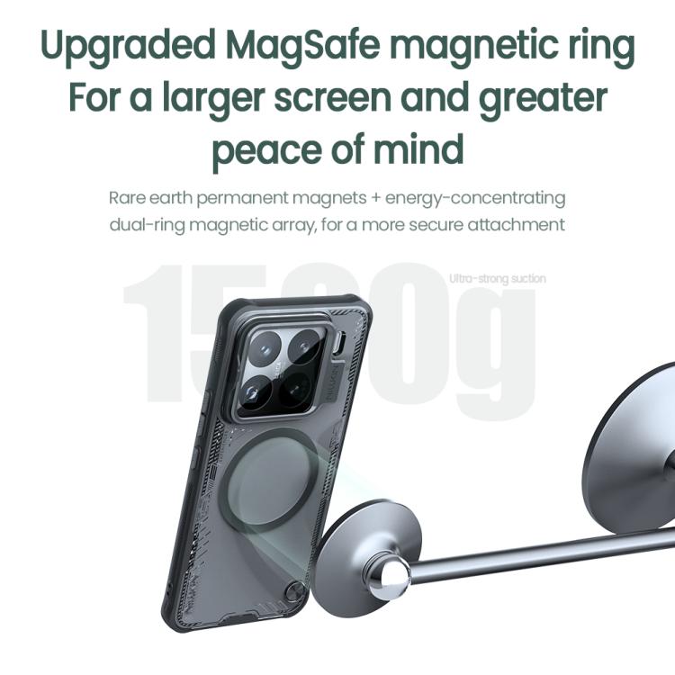 NILLKIN Ice Air Prop Series MagSafe Magnetic Frame Version Phone Case, For Xiaomi 15 Pro, For Xiaomi 15
