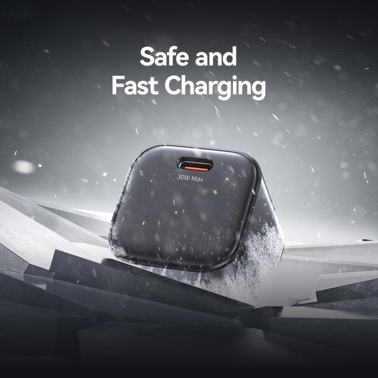 USAMS CC262 30W GaN USB-C / Type-C Port Mini Fast Charger, EU Plug