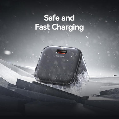 USAMS CC262 30W GaN USB-C / Type-C Port Mini Fast Charger, EU Plug