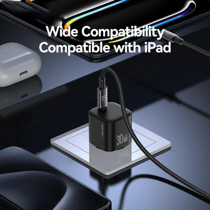 USAMS CC262 30W GaN USB-C / Type-C Port Mini Fast Charger, EU Plug