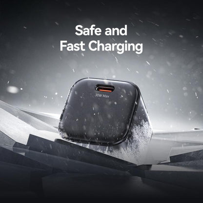 USAMS CC269 30W GaN USB-C / Type-C Port Mini Fast Charger, US Plug