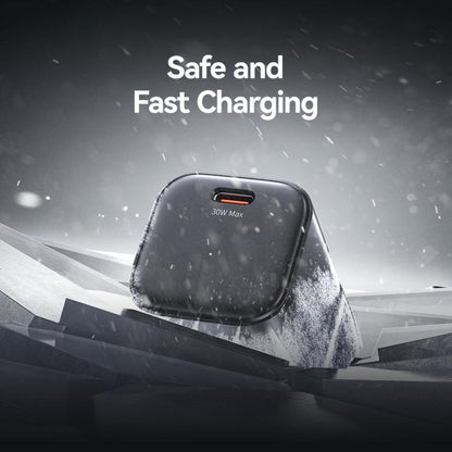 USAMS CC276 30W GaN USB-C / Type-C Port Mini Fast Charger, UK Plug