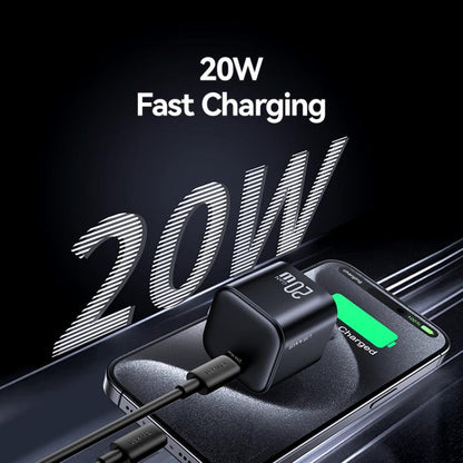 USAMS CC267 20W GaN USB-C / Type-C Port Mini Fast Charger, US Plug