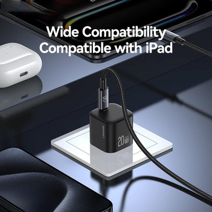 USAMS CC267 20W GaN USB-C / Type-C Port Mini Fast Charger, US Plug
