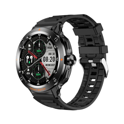 D13 Écouteurs Bluetooth 2 en 1 Montre connectée avec fonction d'appel, supporte les appels Bluetooth / NFC / surveillance de la santé, bracelet en silicone, bracelet en acier à 3 perles, bracelet en acier milanais