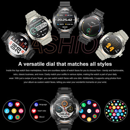 D13 Écouteurs Bluetooth 2 en 1 Montre connectée avec fonction d'appel, supporte les appels Bluetooth / NFC / surveillance de la santé, bracelet en silicone, bracelet en acier à 3 perles, bracelet en acier milanais
