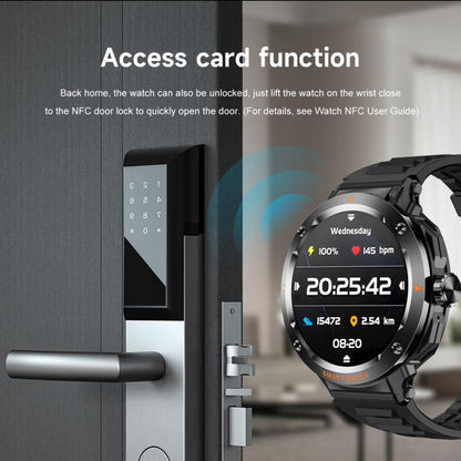 D13 Écouteurs Bluetooth 2 en 1 Montre connectée avec fonction d'appel, supporte les appels Bluetooth / NFC / surveillance de la santé, bracelet en silicone, bracelet en acier à 3 perles, bracelet en acier milanais